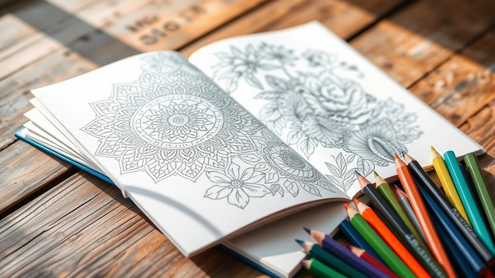 top stress relief coloring books