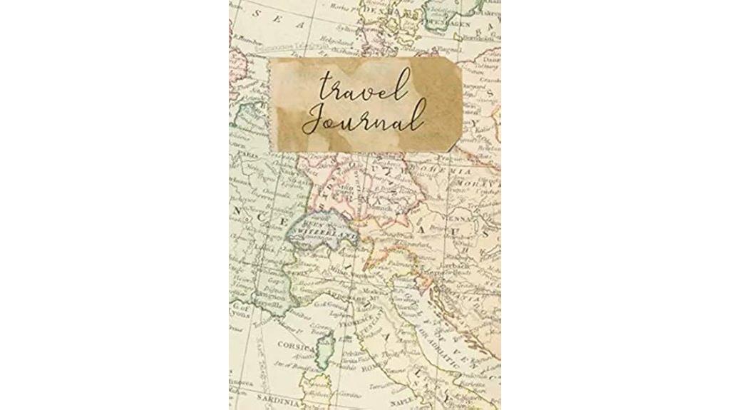 travel journal with 150 pages