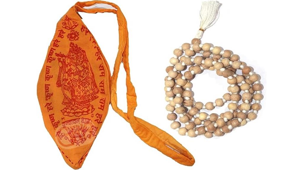 tulsi prayer beads necklace