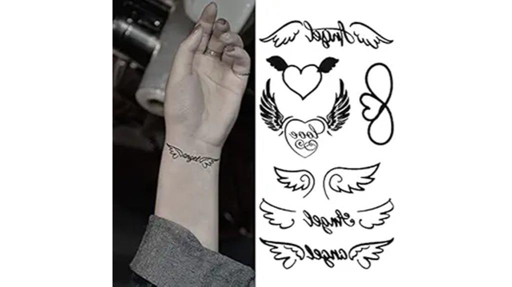 two piece tattoo stickers
