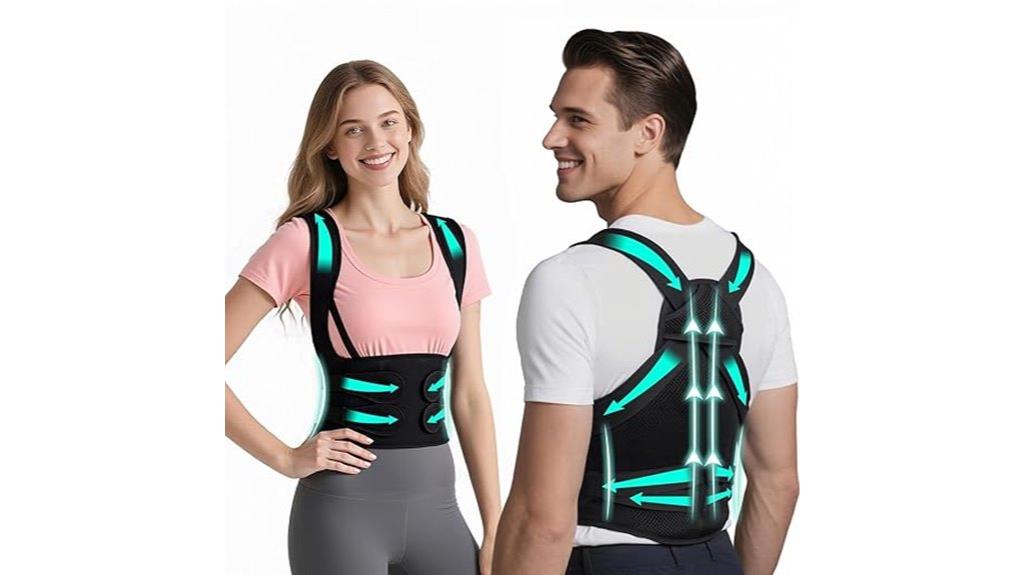 unisex posture support brace