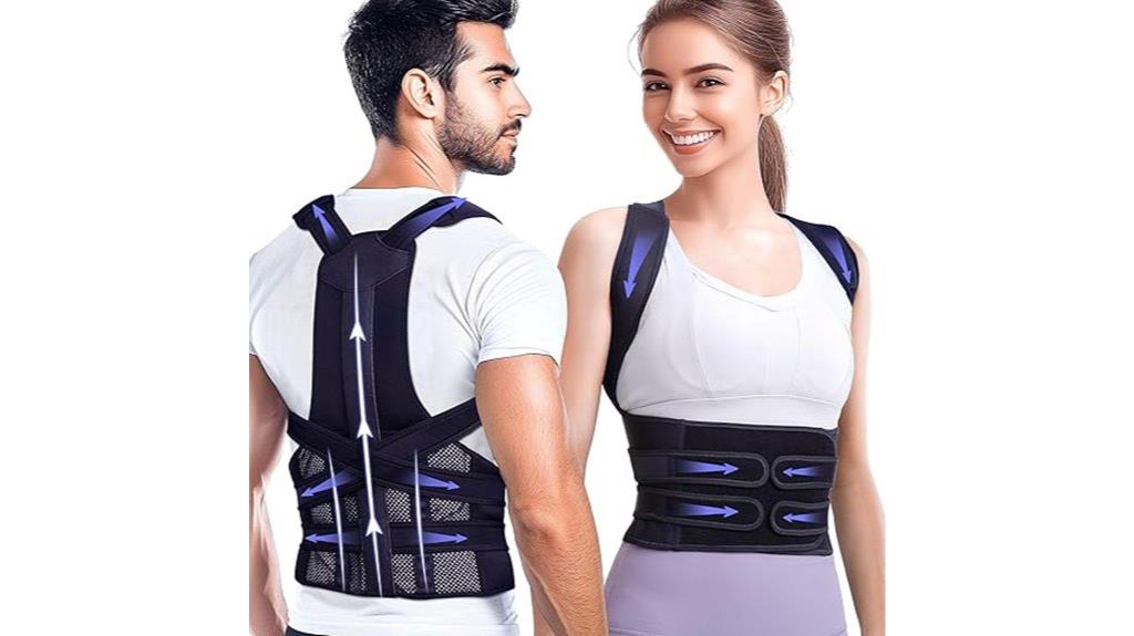 unisex posture support brace