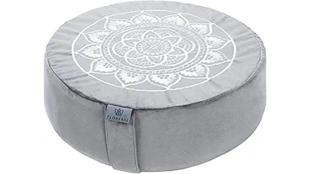 velvet cover meditation cushion