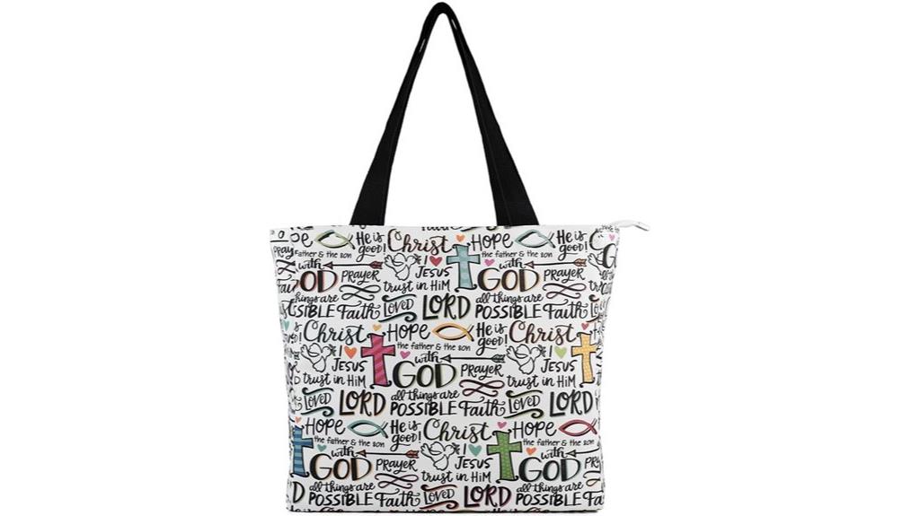 vibrant canvas tote bag
