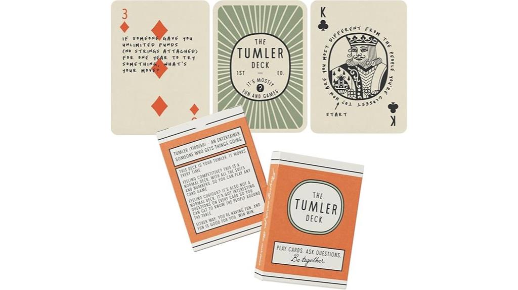 vintage themed conversation cards