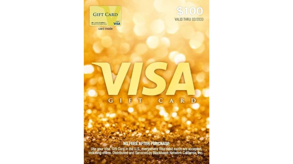 visa gift card purchase fee