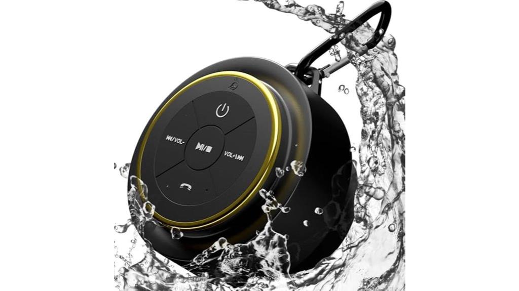 waterproof bluetooth shower speaker