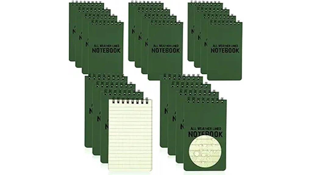 waterproof notebook pack