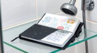 waterproof shower notebook guide