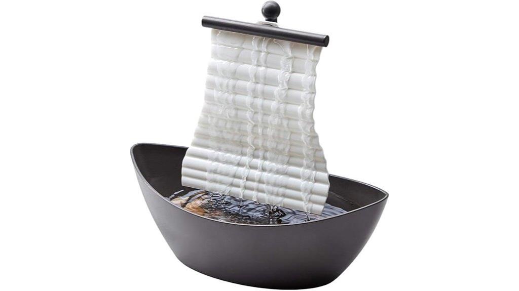 white waters tabletop fountain