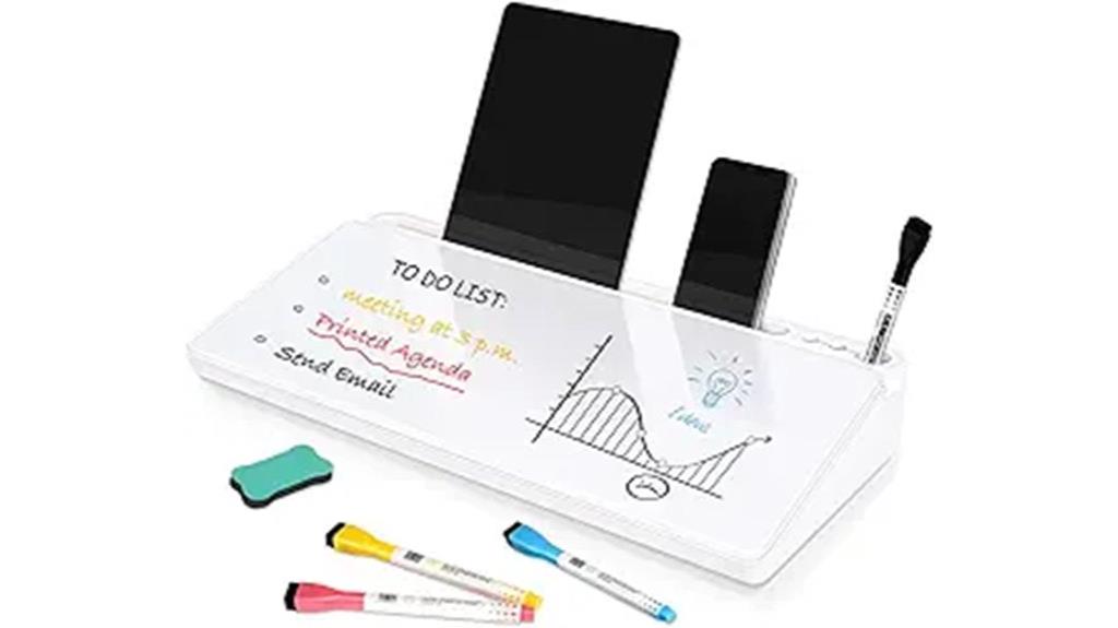 whiteboard with storage drawer