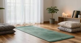 consistent home yoga routine
