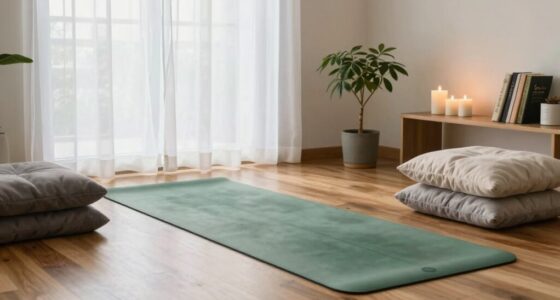 consistent home yoga routine