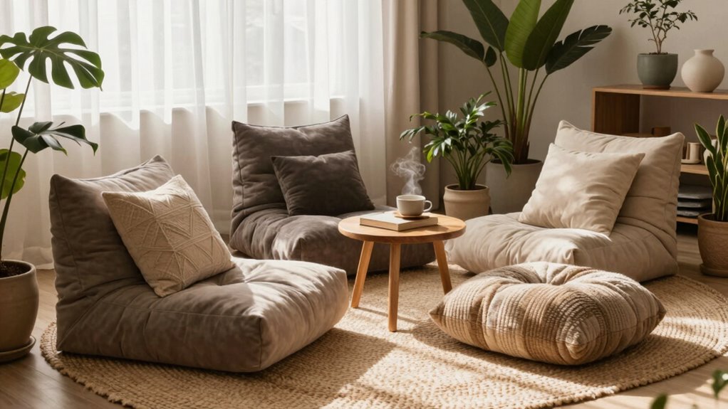 cozy stylish relaxation corner