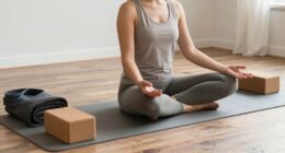 create calming grounding routine