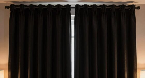 dark curtains improve sleep