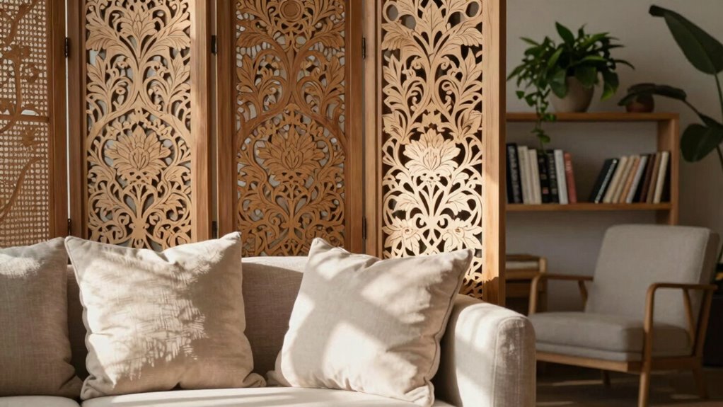 decorative dividers enhance aesthetics