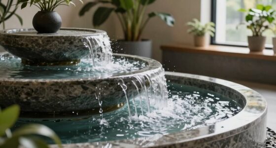 indoor fountains promote calm