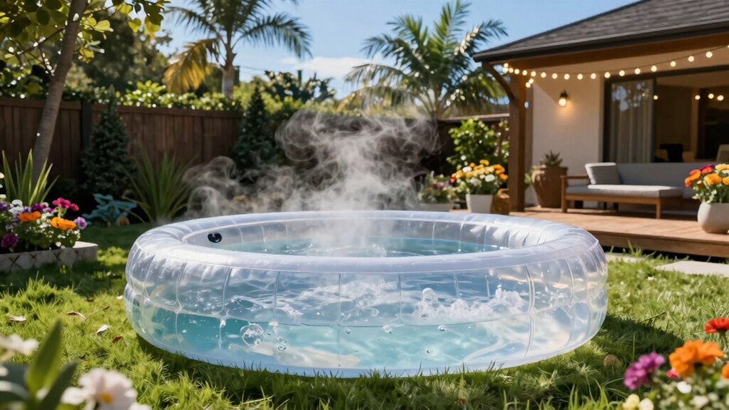 inflatable hot tubs trend