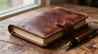 leather journals enhance reflection