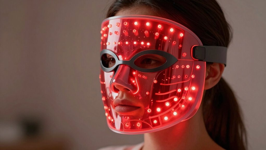 red light skincare at home