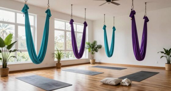 transforming rooms into aerial yoga spaces