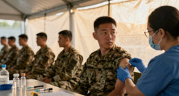 Pentagon restores mandatory flu shots for all recruits as boot camp outbreak sickens nearly 300
